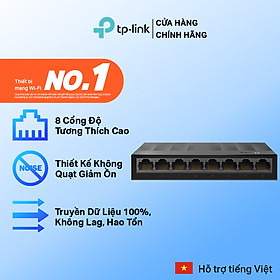 Bộ Chia Tín Hiệu Switch TP-Link LS1008G Để Bàn 8 Cổng 10/100/1000Mbps - Hàng Chính Hãng