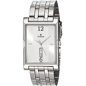 Titan Karishma Analog Silver Dial Men's Watch -1641SM01