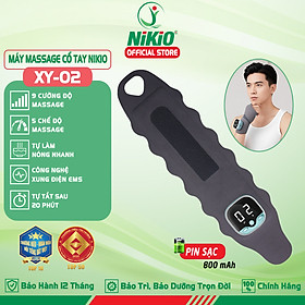 Máy massage cổ tay Nikio XY-02 kết hợp băng quấn massage nhiêt nóng cổ tay tiện lợi