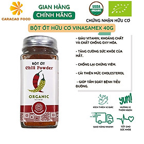 Bột ớt hữu cơ Vinasamex 40g