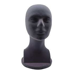 Male Mannequin Head Model Multifunctional Portable Stable for Barbershop