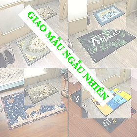 THẢM LAU CHÂN 3D CHỐNG TRƠN TRƯỢT 40x60CM GIÁ SỐC