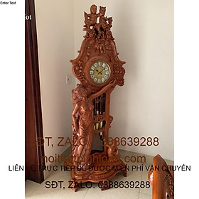 Mua Đồng hồ cô tiên gỗ hương đá  gỗ gõ đỏ  hàng CỰC VIP  tuyển vân  tuyển gỗ loại 1 (MIỄN PHÍ VẬN CHUYỂN 50KM)