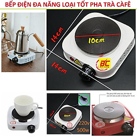 Bếp điện đa năng hồng ngoại mini pha trà cafe nấu mỳ pha sữa loại tốt mẫu mới hàng cao câp