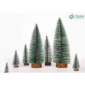 Cây thông noel cước handmade mini để bàn