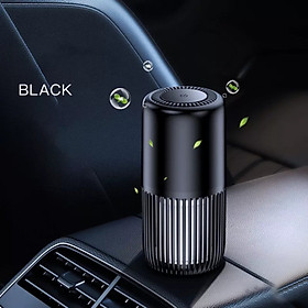 Máy lọc không khí ion âm chuyên dụng dành cho xe hơi, văn phòng khuếch tán tinh dầu hương thơm khử mùi hôi tặng sắp thơm