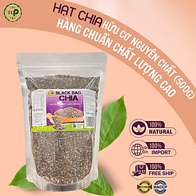 Hình ảnh Hạt Chia Úc TLP.100% Organic Ăn Kiêng Giảm Cân Hạt Chuẩn Sạch Đều Đẹp (Gói 500g)