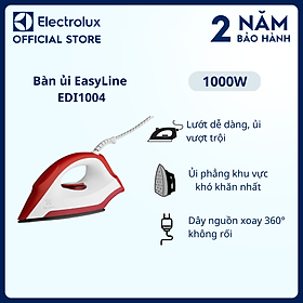 Mua Bàn ủi Electrolux EasyLine - EDI1004 - Mặt đế chống dính  là ủi dễ dàng và mượt mà  Hàng chính hãng 