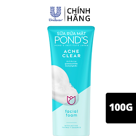 Sữa Rửa Mặt Ngừa Mụn Pond s Acne Clear 100g