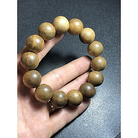 vòng tay trầm hương tự nhiên Malaysia AB5 15.4mm