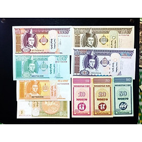 Bộ 9 tờ tiền cổ Mông Cổ mã đáo thành công