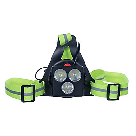 Portable USB Recharging Running Light Chest Light Outdoor Mountaineering Night Running Warning Light Running Safety