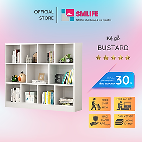 Mua Giá sách bằng gỗ thiết kế đẹp SMLIFE Bustard