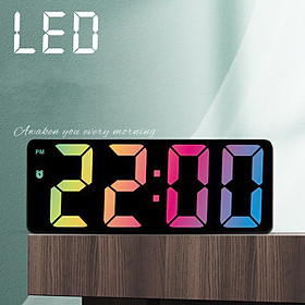Đồng Hồ Đề Bàn Màn Hình Led Báo Thức AWAKEN LED MultiColor