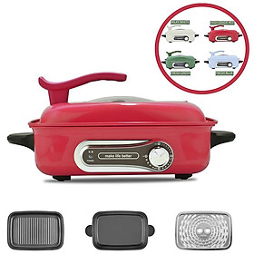 Mua Nồi Lẩu Điện Đa Năng Cao Cấp TC-N9088 Công Suất 1400W - Có 3 Khay Hấp  Lẩu  Nướng Riêng Biệt