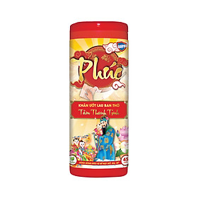 Mua Khăn Ướt Lau Ban Thờ PHÚC - Tâm Thanh Tịnh - Läupro- 45 Khăn (Laupro)