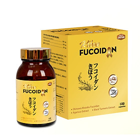 Viên uống Kibou Fucoidan Hộp 120 viên - Fucoidan Nhật Bản tăng cường miễn dịch