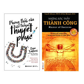 [Download Sách] Combo Những Bậc Thầy Thành Công + Phong Thái Của Bậc Thầy Thuyết Phục