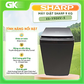 Mua Máy giặt SHARP ES-Y90HV-S 9kg - Hàng Chính hãng(Chỉ giao tại HCM)