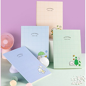 Sổ tay ghi chép cute khâu gáy B5 kẻ ngang hình cún dễ thương 60 trang 70gsm Deli - Phù hợp làm sổ kế hoach planner, viết nhật kí, sử dụng như tập vở học sinh - 1 quyển - Nhiều màu sắc - FB560-N06