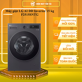Máy Giặt LG Inverter 15 Kg F2515SNTG - HÀNG CHÍNH HÃNG - CHỈ GIAO HCM