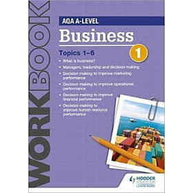 Sách - AQA A-Level Business Workbook 1 by Samuel Stones (UK edition, paperback)
