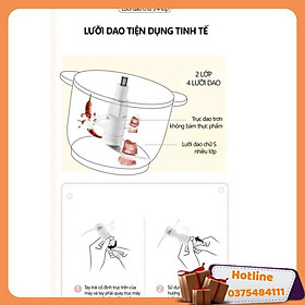 Mua Máy Xay Thịt - Xay Sinh Tố Đa Năng Cối Inox 304  Công Suất Lớn Xay Thịt  Xay Tỏi Ớt  Xay Rau - Hàng Loại 1