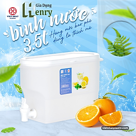 Bình nước 3.5L có vòi để tủ lạnh nhựa Việt Nhật