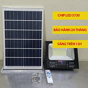 Đèn Năng lượng mặt trời tinh thể chống loá  thế hệ mới chính hãng Jindian JD-7200(200w)-Hàn Quốc