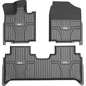 Thảm lót sàn xe ô tô  HONDA ACCORD 2017-đến nay Nhãn hiệu Macsim 3W chất liệu nhựa TPE đúc khuôn cao cấp - màu đen
