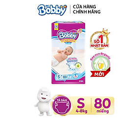 Hình ảnh Tã Dán Bobby Sơ Sinh Siêu Thấm S80 (80 Miếng)