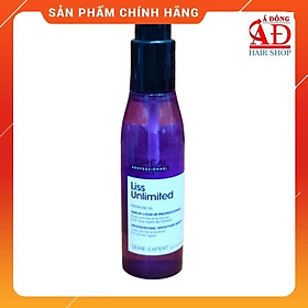 Bộ dầu gội hấp ủ tinh dầu dưỡng tóc Loreal Oil Liss Unlimited cho tóc thẳng chống rối TBN