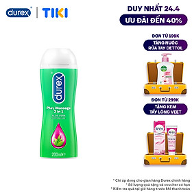 Durex Gel Bôi Trơn Play Massage 2 - in- 1 200ml