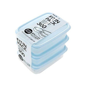 Mua Set Hộp thực phẩm Fit in Pack 1350ml  900ml  600ml  300ml 150ml nắp dẻo Sanada Nhật Bản dùng lò vi sóng  tủ đông lạnh