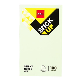 Bộ 2 Giấy Nhắn Deli A01503 - Màu Xanh Lá