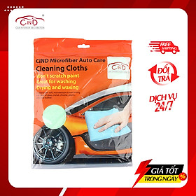 Khăn Lau Microfiber CIND Màu Lá (40*40cm)