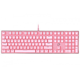 Bàn Phím Cơ DAREU EK810 PINK - Led Pink (USB/Red switch) - Bàn Phím Gaming Màu Hồng Chính Hãng