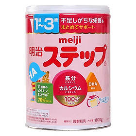 Sữa Bột Dinh Dưỡng Meiji Dành Cho Bé Từ 1-3 Tuổi Dạng lon 820g