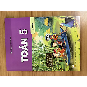 Sách giáo khoa Toán 5- Tập một- Kết Nối Tri Thức Với Cuộc Sống (Kèm nilon bọc sách, nhãn tên)