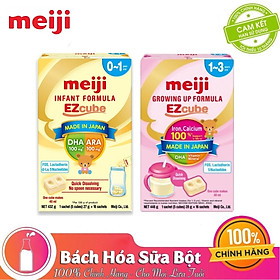 Sữa Thanh Meiji 0-1 Infant Formula và 1-3 Growing Up (1 Thanh/5 Viên)