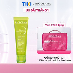 Gel rửa mặt làm sạch sâu và giảm mụn Bioderma Sébium Gel moussant actif - 45ml