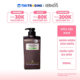 Dầu gội nam cao cấp Hàn Quốc homme scalp care - Nam (trị gàu) (Chăm sóc da đầu, trị gầu hiệu quả) 550ml