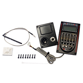 Guitar Pickup EQLC-5 Tuner Guitar Preamp Equalizer Guitar Intrument Accessories