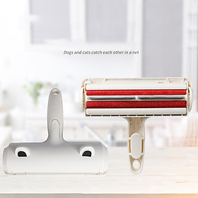 Pet Hai-Cách Bàn Chải Dọn Lông Tĩnh Điện Bàn Chải Quần Áo Thảm Sofa Tự Động Hai Chiều Con Lăn Vệ Sinh Lông, Tóc