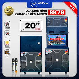 Mua Siêu Phẩm Loa Màn Hình 22   MTMAX BK79PRO - Loa Karaoke Mới Nhất 2024  Loa 3 Đường Tiếng Công Suất Lớn 1000W  Bass Siêu Trầm 45CM  Đi Kèm 2 Micro Không HÀNG CHÍNH HÃNG Dây  Bảo Hành 12 Tháng