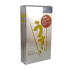 Bao Cao Su Lâu Ra Của Nhật Jex Usui Pure Long Siêu Mỏng Gân Gai Nhỏ 12s