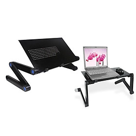 Mua Bàn Để Máy Tính Laptop Có Lưới Tản Nhiệt Điều Chỉnh Độ Cao 360 Độ Gấp Gọn