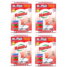 Bộ 4 gói bột thông tắc hầm cầu M. phốt 200g Hando