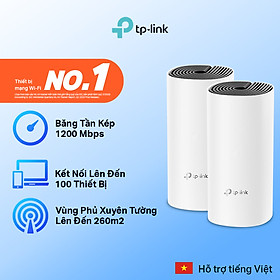 Bộ Phát Wifi Mesh TP-Link Deco E4Băng Tần Kép MU-MIMO AC1200