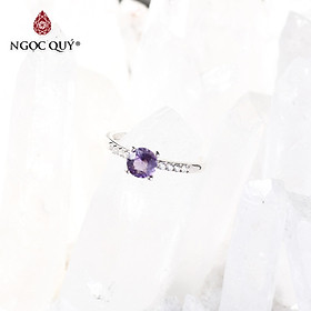 Nhẫn bạc nữ đá thiên nhiên - Ngọc Quý Gemstones